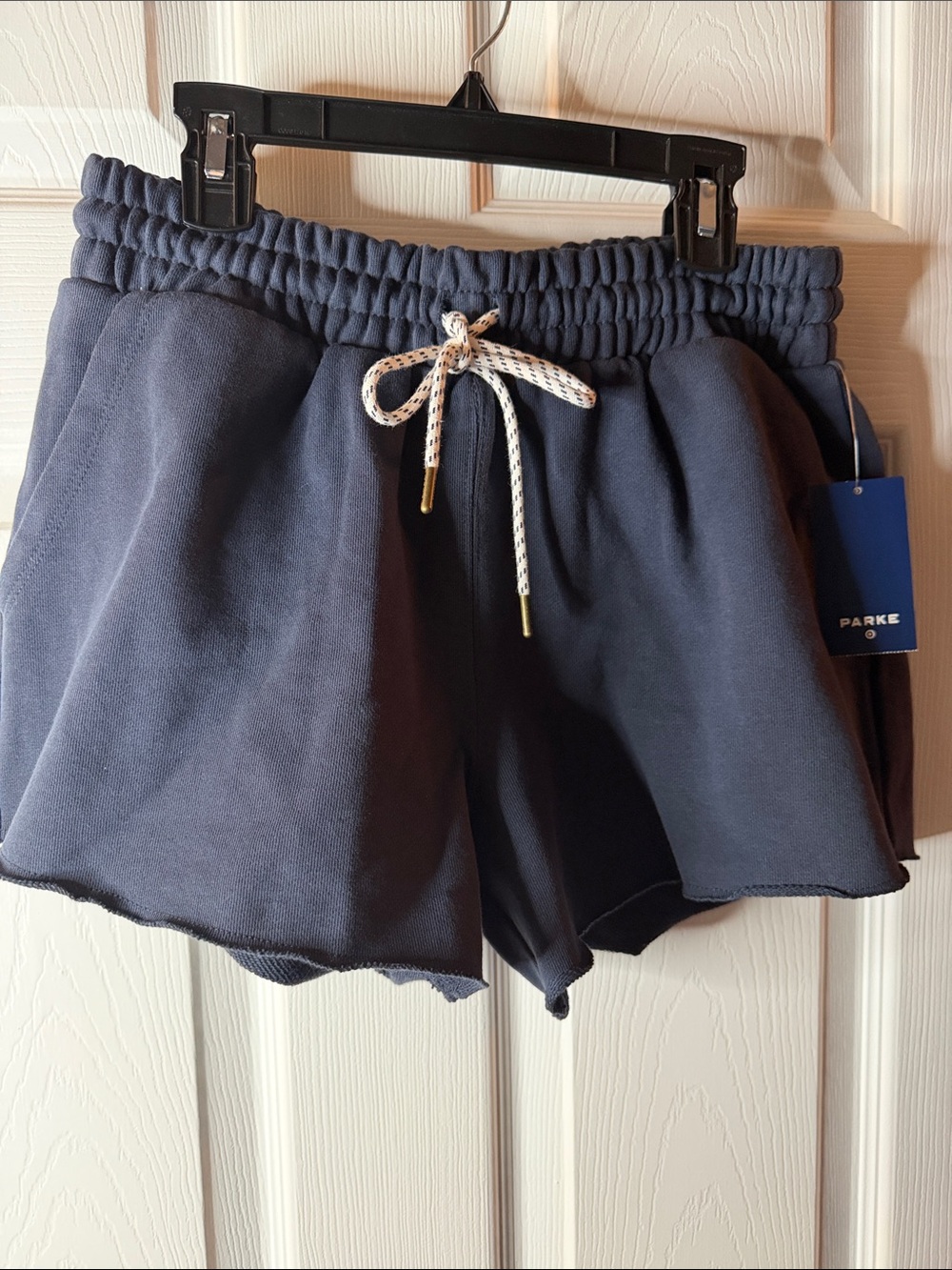 New Parke SweatShorts Size XS Navy NWT